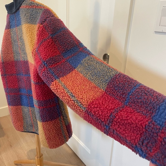 Brixton Delilah Multicolor Plaid Sherpa Jacket - Picture 4 of 10